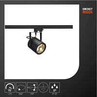 SLV EURO SPOT 230V-railsysteem lamp GU10 Zwart - thumbnail
