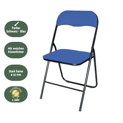 Klapstoel brasq fc100 blauw-zwart