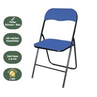 Klapstoel BRASQ FC100 blauw-zwart - thumbnail