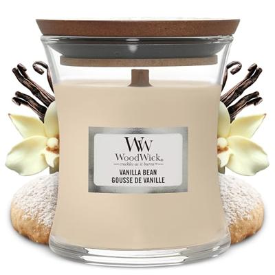 Woodwick Vanilla Bean Mini Hourglass Candle 0 - thumbnail