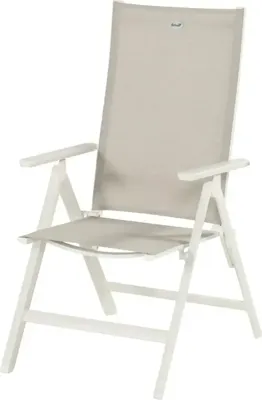 Hartman verstelbare dining tuinstoel aruba royal white