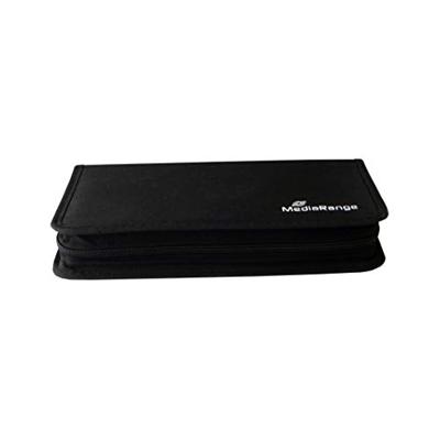 MediaRange CD-tas 48 CDs/DVDs/Blu-rays Nylon Zwart 1 stuk(s) (b x h x d) 28.9 x 4.9 x 16.1 mm BOX51