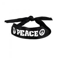 Peace hoofdband zwart - thumbnail