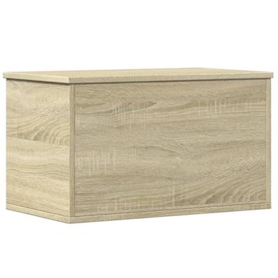 Opbergbox 60x35x35 cm bewerkt hout sonoma eikenkleurig