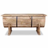 Salontafel 88x50x40 cm massief mangohout - thumbnail