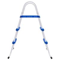 VidaXL Zwembadladder 84 cm blauw en wit - thumbnail