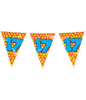 Happy Verjaardag Vlaggenlijn 17 Jaar (10m) - thumbnail