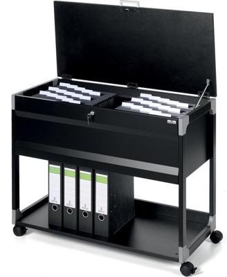 Durable 3787 tijdschriftenhouder Roestvrijstaal Zwart