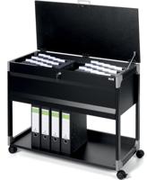 Durable 3787 tijdschriftenhouder Roestvrijstaal Zwart - thumbnail