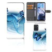 Motorola Moto E22 | E22i | Telefoonhoesje | Met pasjeshouder | Vlinders - thumbnail