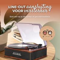 Denver VPB-262 Platenspeler Zwart, Hout - thumbnail