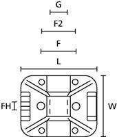 HellermannTyton TY3G1S-PA66-NA-C1 Bevestigingssokkel Zelfklevend, Schroefbaar 151-11319 Halogeenvrij, UV-stabiel, Weerbestendig Transparant 1 stuk(s) - thumbnail