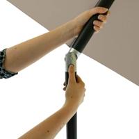 Madison parasol elba 300 cm taupe - thumbnail