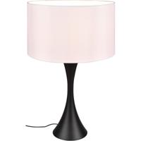 LED Tafellamp - Tafelverlichting - Trion Safari - E27 Fitting - Rond - Mat Zwart - Aluminium - Max. 60W - thumbnail