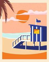 CreArt 24x30 cm Strandhuisje, Volwassene, Schilderen op Nummer, 23896, Ravensburger - thumbnail