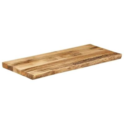 Tafelblad met natuurlijke rand 100x40x3,8 cm massief mangohout Tafelblad met natuurlijke rand 100x40x3,8 cm massief mangohout