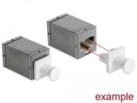 Delock 86507 Stofkap voor RJ45-aansluiting 10 stuks wit - thumbnail