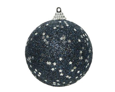 Kerstbal foam d8 cm nachtblauw I Decoris - Decoris
