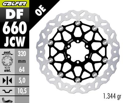 GALFER bremsscheibe "df660"