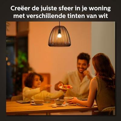 Philips Hue LED-lamp 8719514491168 Energielabel: F (A - G) Hue White Ambiance Luster E14 5.1 W Energielabel: F (A - G) Philips Hue LED-lamp 8719514491168 Energielabel: F (A - G) Hue White Ambiance Luster E14 5.1 W Energielabel: F (A - G)