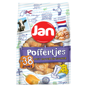 Jan Poffertjes met Boter en Suiker 335 g bij Jumbo