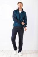 Sportief blauw heren huispak Hajo interlock - thumbnail