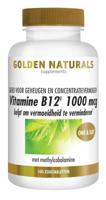 Golden Naturals Vitamine B12 1000mcg Zuigtabletten - thumbnail