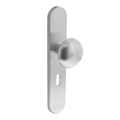 Intersteel Knop op schild sleutelgat 56mm - RVS Intersteel Knop op schild sleutelgat 56mm - RVS