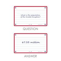 Oxford Flash 2.0 flashcard starterkit, gelijnd, A7, assorti, pak van 80 vel - thumbnail