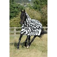 Bucas Buzz-Off Zebra vliegendeken zwart/wit maat:195 - thumbnail