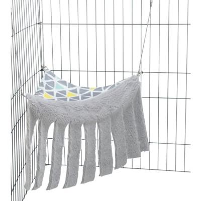 Trixie grot en hangmat voor knaagdieren en konijnen sunny pluche