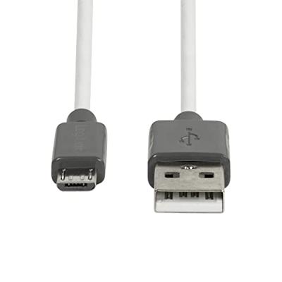 LogiLink CU0063 USB-kabel USB 2.0 USB-A stekker, USB-micro-B stekker 1.80 m Zwart