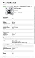 Merten MEG5134-0000 Dimmer (inbouw) Geschikt voor lampen: Gloeilamp, Halogeenlamp, LED-lamp Aluminium - thumbnail