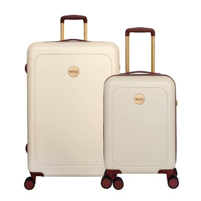 Dames kofferset 2 delig beige - 55 / 76 cm - MŌSZ Lauren