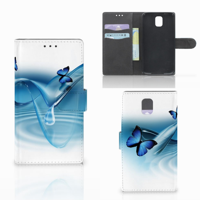 Samsung Galaxy Note 3 Telefoonhoesje met Pasjes Vlinders - thumbnail