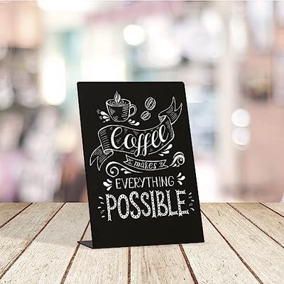 Europel krijtbord L-vormig, ft A4