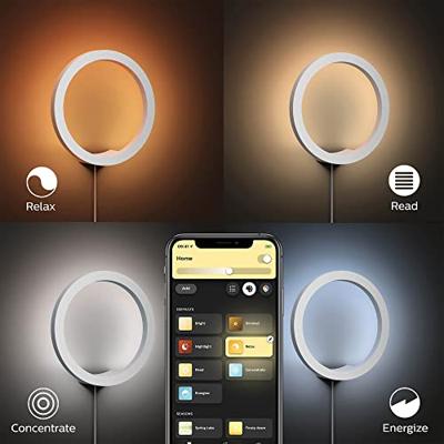 Philips Wandlamp Cirle Hue Sana - White and Color wit 929003053001