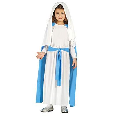 Maria Verkleedkleding Meisje Blauw/Wit