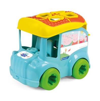 Clementoni baby - vormenstoof peppa pig bus, 8dlg. - thumbnail