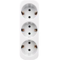 Stopcontact Verdeelstekker 3680W - 3-Voudig Mat Wit Kunststof - thumbnail