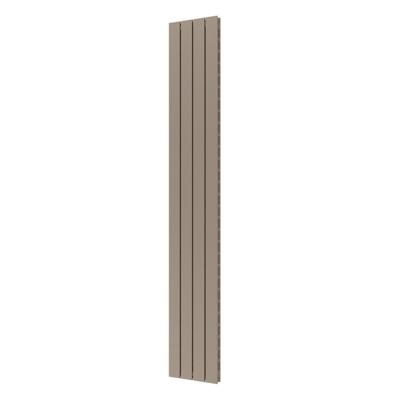 Designradiator Plieger Cavallino Retto Dubbel 905 Watt Middenaansluiting 200x29,8 cm Zandsteen