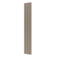 Designradiator Plieger Cavallino Retto Dubbel 905 Watt Middenaansluiting 200x29,8 cm Zandsteen - thumbnail