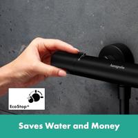 Hansgrohe Ecostat Fine Opbouw douchethermostaat, mat zwart - thumbnail