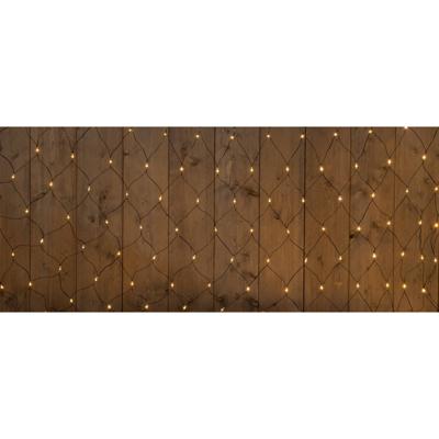 Netverlichting 240L 200X200Cm Led Classic 5M Zwart Aanloopsnoer 36V/Ip44 Trafo Aan / 8/16U Timer / Uit / Dimmer kerstverlichting Anna's Collection - Annas collection