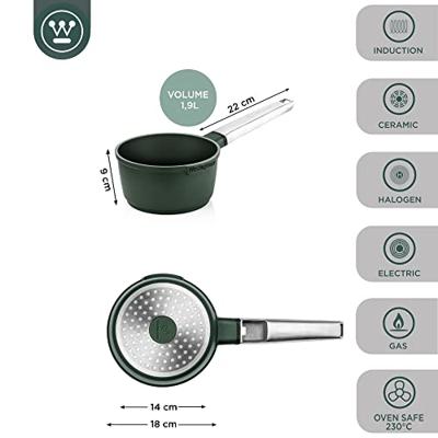 Westinghouse Performance Series Steelpan Inductie 18cm - Oven Geschikt - Groen