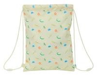 Rugtas met Koordjes Safta Selva Wit 26 x 34 x 1 cm - thumbnail