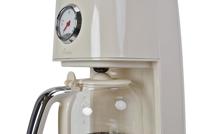 BiKitchen nostalgia 150 Koffiezetapparaat Crèmewit (glanzend) Capaciteit koppen: 12 Glazen kan, Warmhoudfunctie - thumbnail