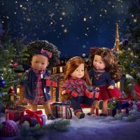 Corolle holidays jurkje en haarband voor babypop, 36cm - thumbnail