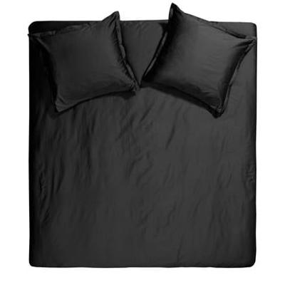 Cinderella dekbedovertrek Uni - zwart - 200x200/220 cm