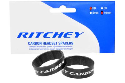 Ritchey - wcs spacer set ud carbon 10mm 1-1/8'' 2 stuks